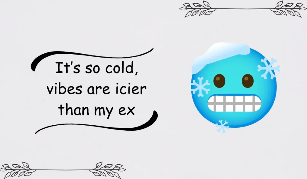 it's so cold jokes one liners