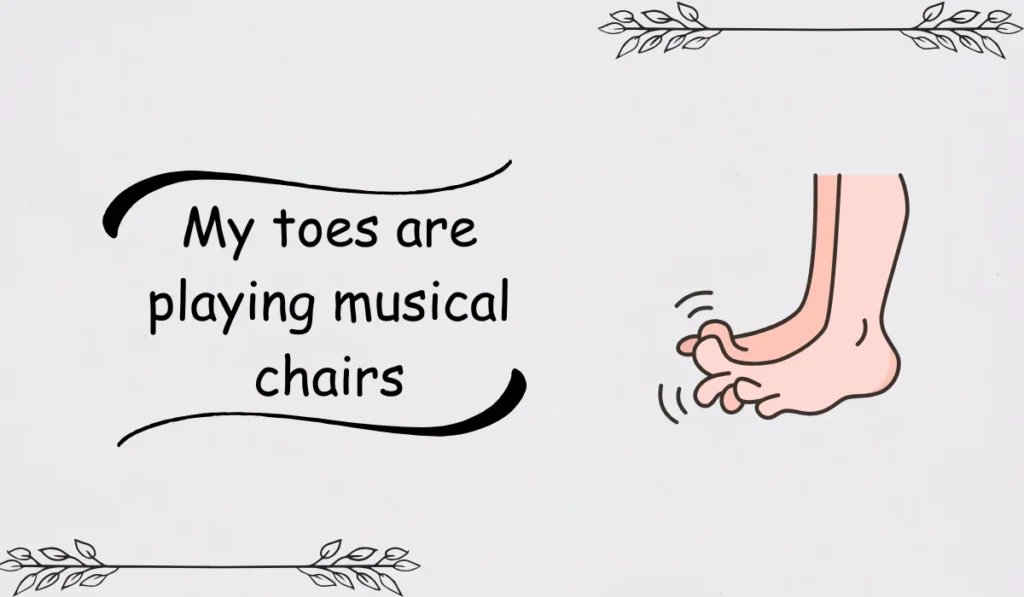 missing toe jokes