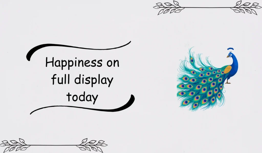 peacock jokes